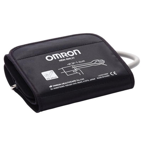 Omron Wide-Range D-Ring Blood Pressure Cuff HEM-RML31-B (9–17")