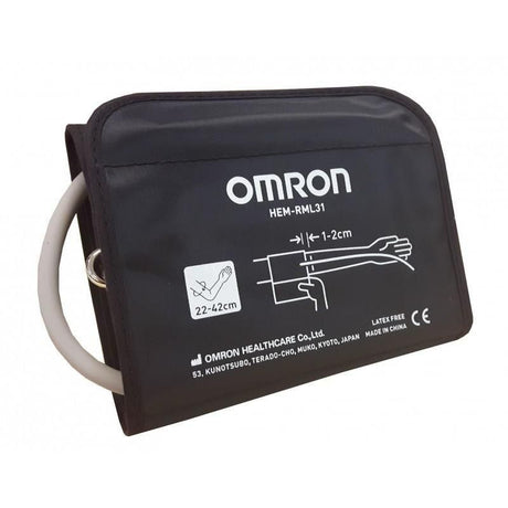 Omron Wide-Range D-Ring Blood Pressure Cuff HEM-RML31-B (9–17")