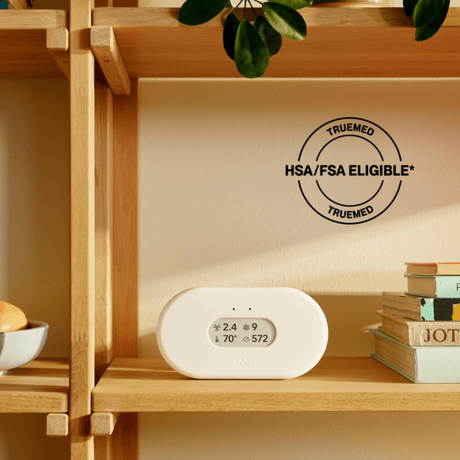 Airthings View Plus smart indoor air quality and radon monitor