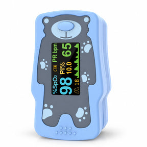VOLUETH Kids Fingertip Pulse Oximeter Blue