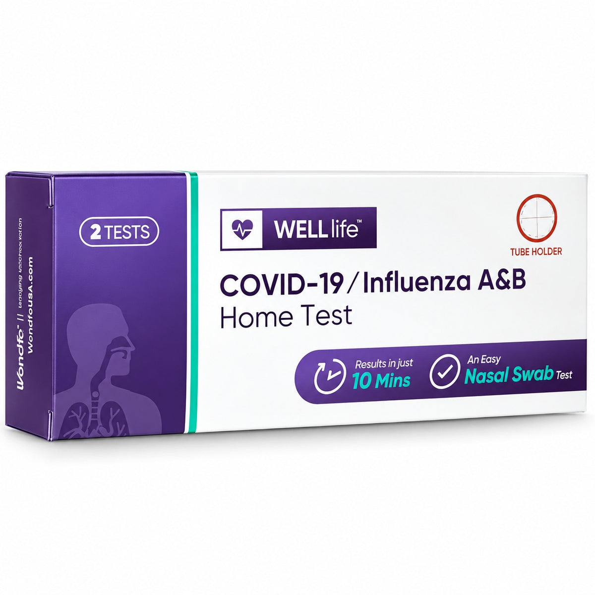 WELLlife COVID-19/Flu A&B Antigen Home Test – 2 Pack