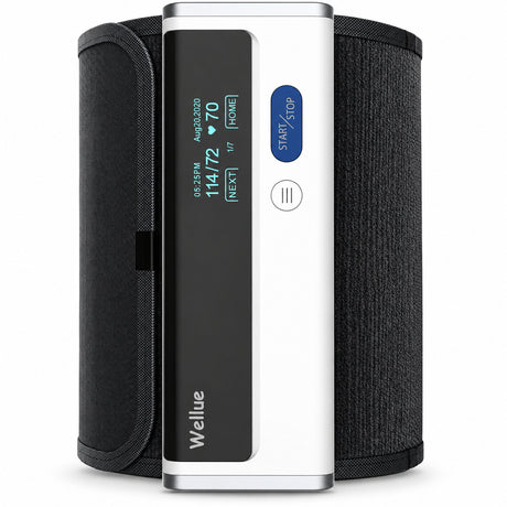 Wellue BP2A Smart Blood Pressure Monitor Upper Arm Cuff Bluetooth