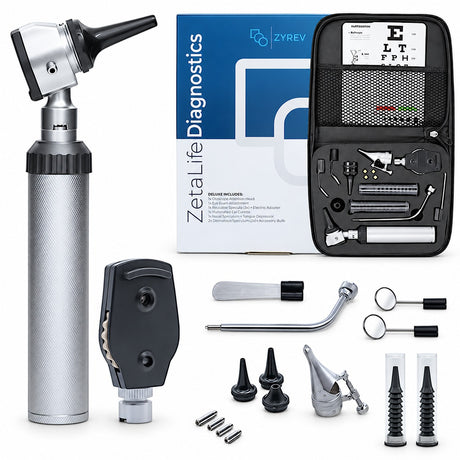 Zyrev Zetalife Ophthalmoscope Diagnostic Set (36 Piece)