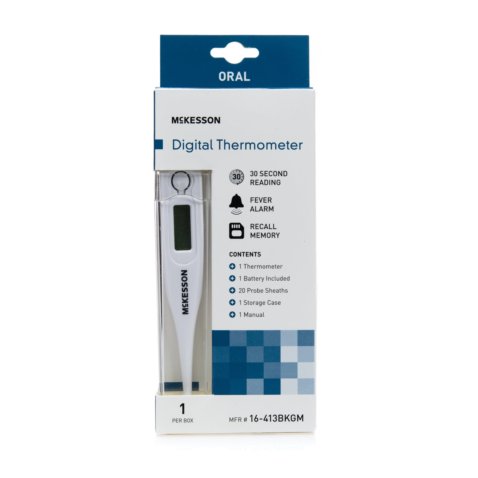 Oral Digital Stick Thermometer with Fahrenheit / Celsius,Each