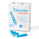 Smart Meter iGlucose Lancets, 30 Gauge, Pack of 100 Count