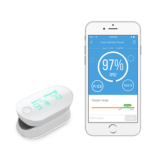 defile apparat genopretning iHealth Air Pulse Oximeter (Bluetooth) | The Digital Health Store, powered  by Impilo
