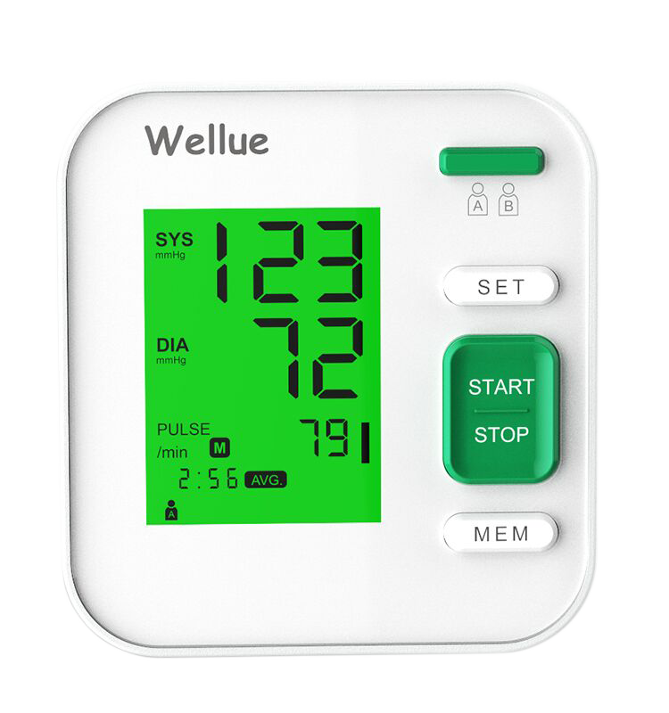 Wellue Blood Pressure Monitor for Home use, Wireless Upper Arm Cuff,  Bluetooth BP Machine with Free APP, Rechargeable & Portable Device for  Adults, BP